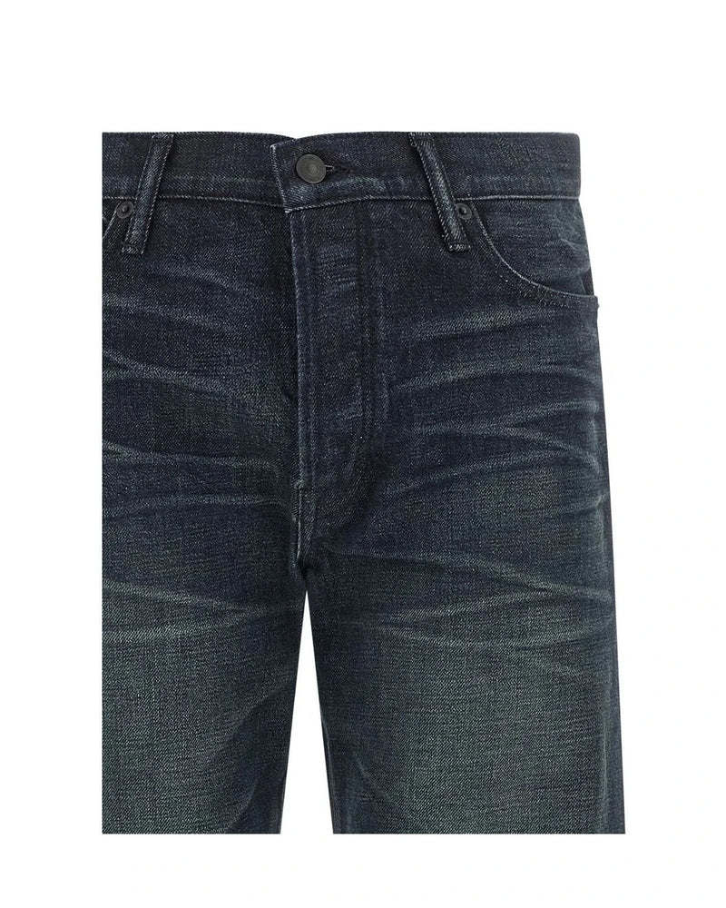 Tom Ford Jean in blue, Cotton — view 3