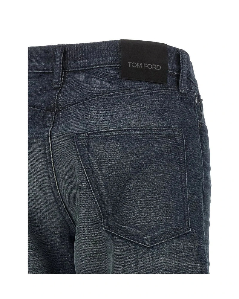 Tom Ford Jean in blue, Cotton — view 4