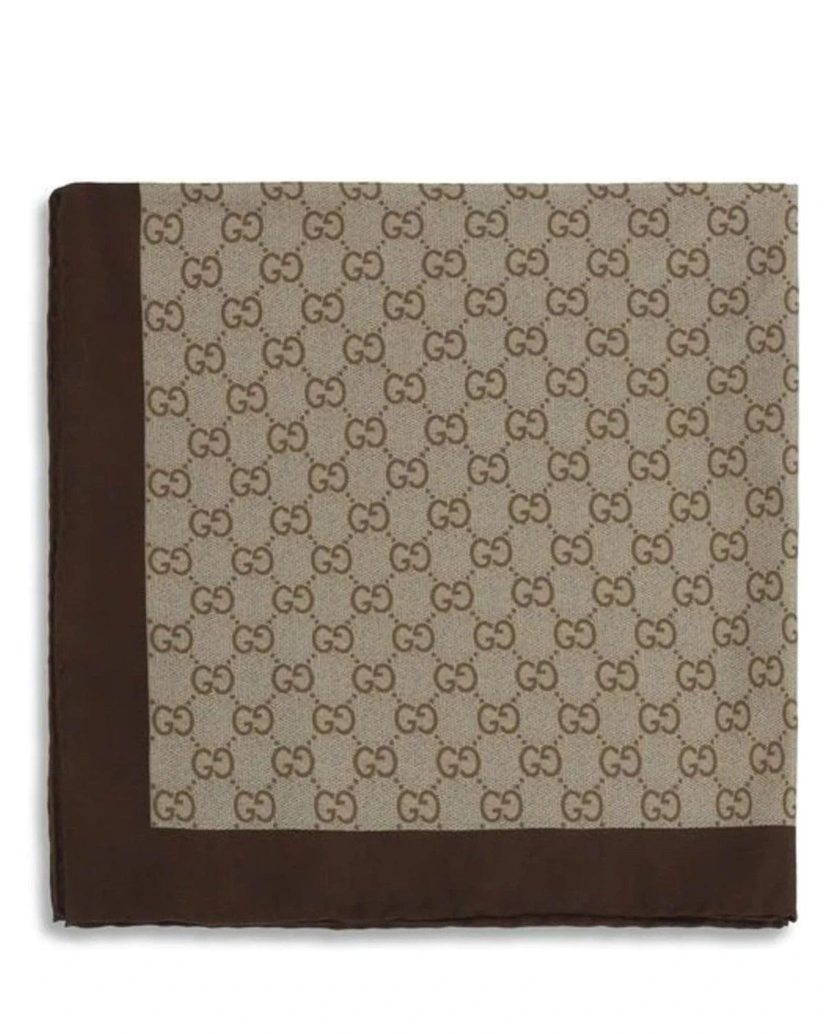 Gucci Beige Silk Scarf