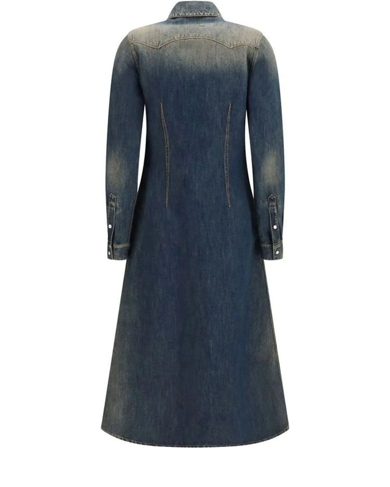 Fendi Dresse in blue, Cotton — view 2