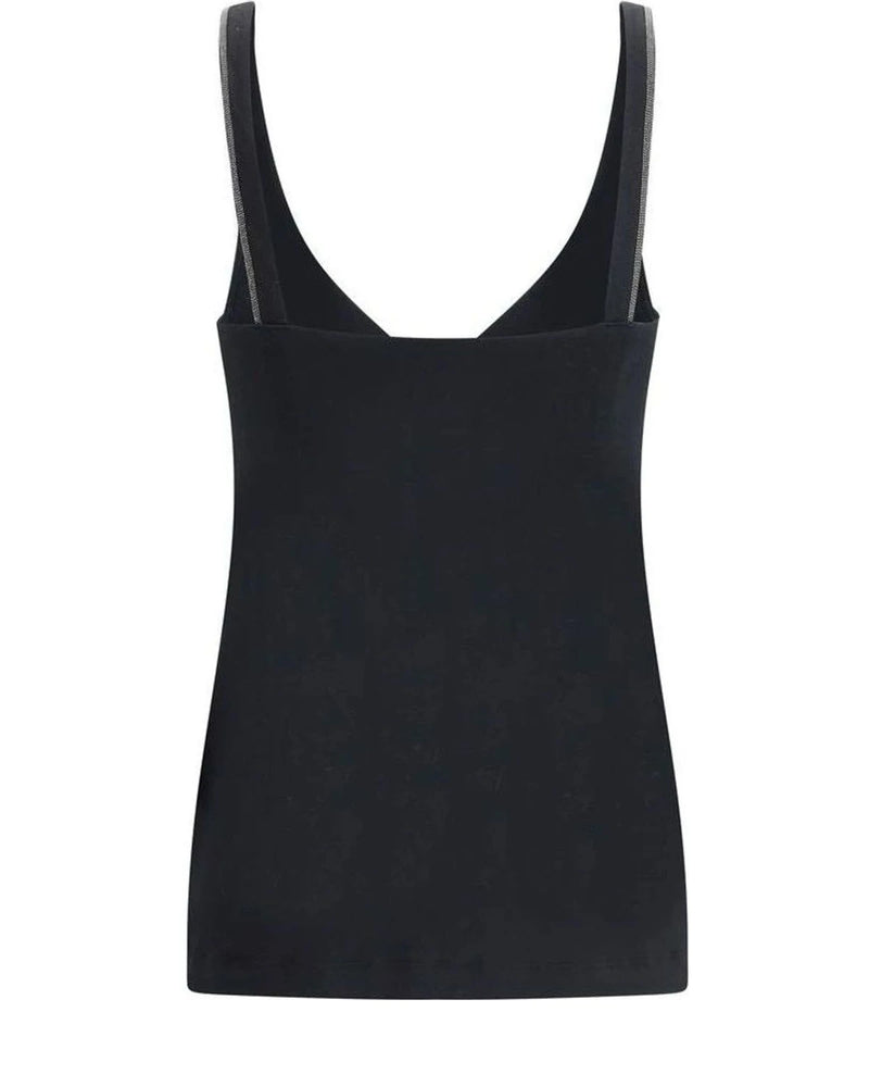 Brunello Cucinelli T-Shirt in black, Cotton — view 2