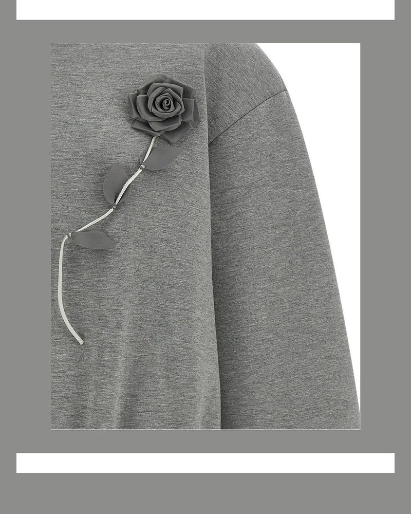 Giuseppe Di Morabito Sweatshirt in gray, Viscose — view 3