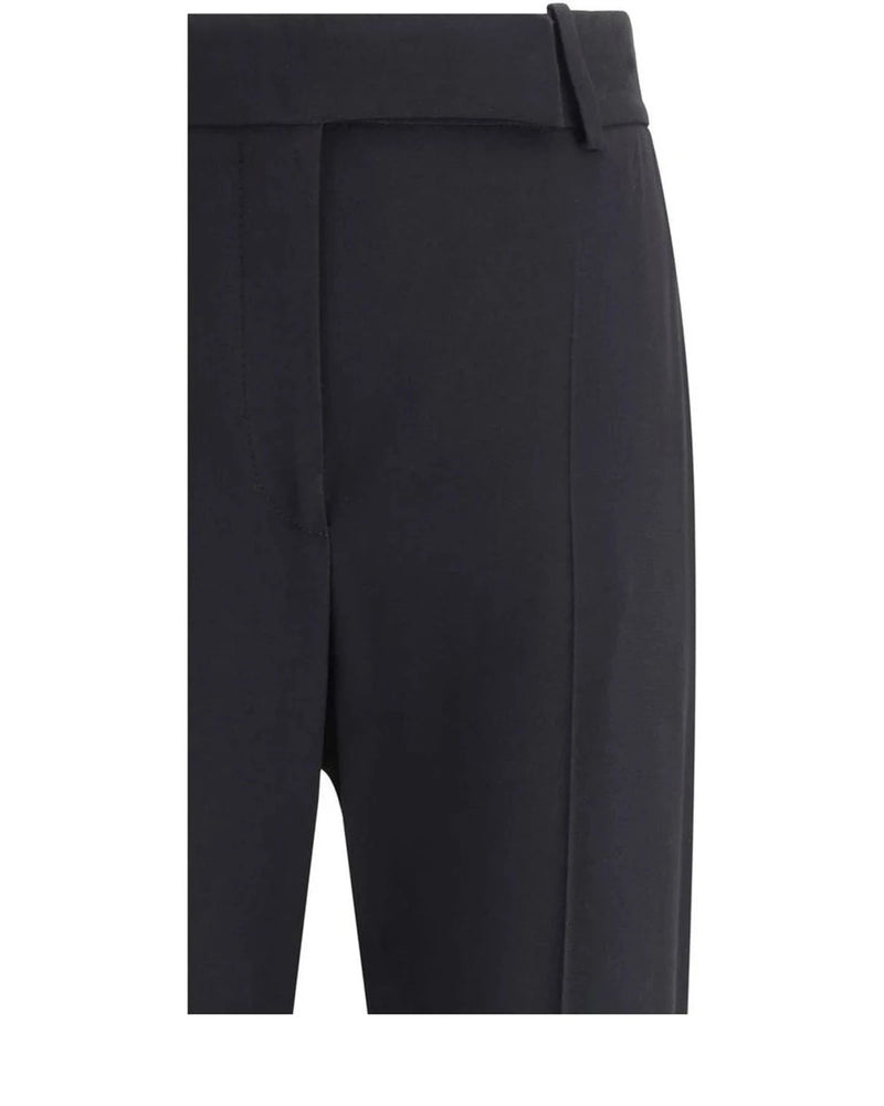 Alexander McQueen Palazzo Pant in black, Acetate — view 3