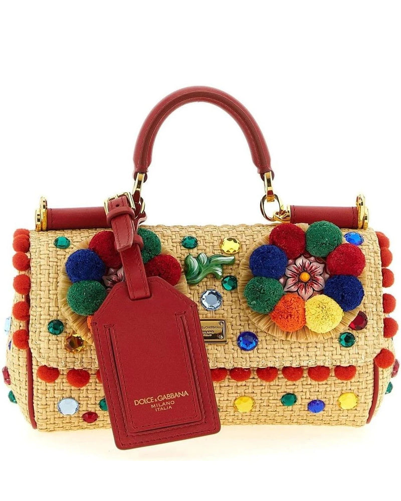 Dolce & Gabbana Satchel Bag in multicolor, Viscose