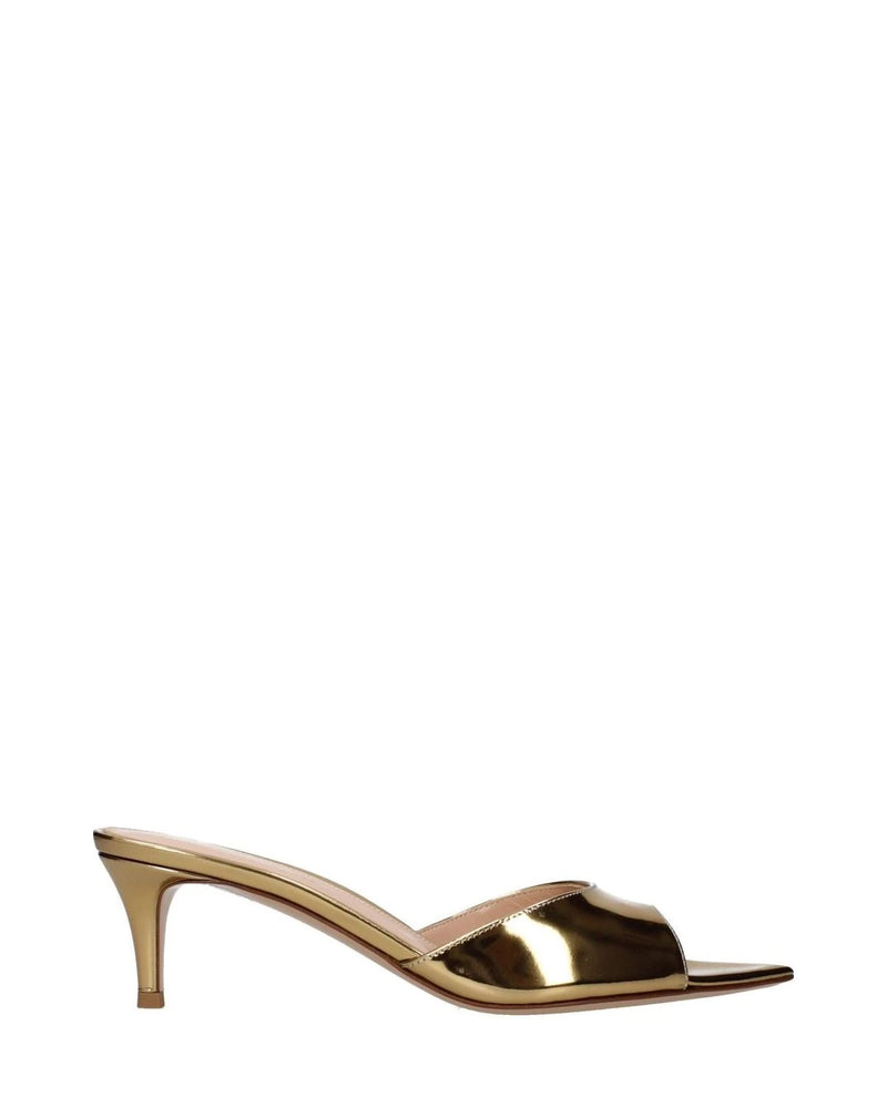 Gianvito Rossi Gold Platform Sandals