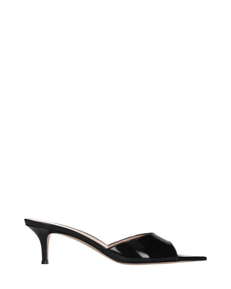 Gianvito Rossi Black Platform Sandals