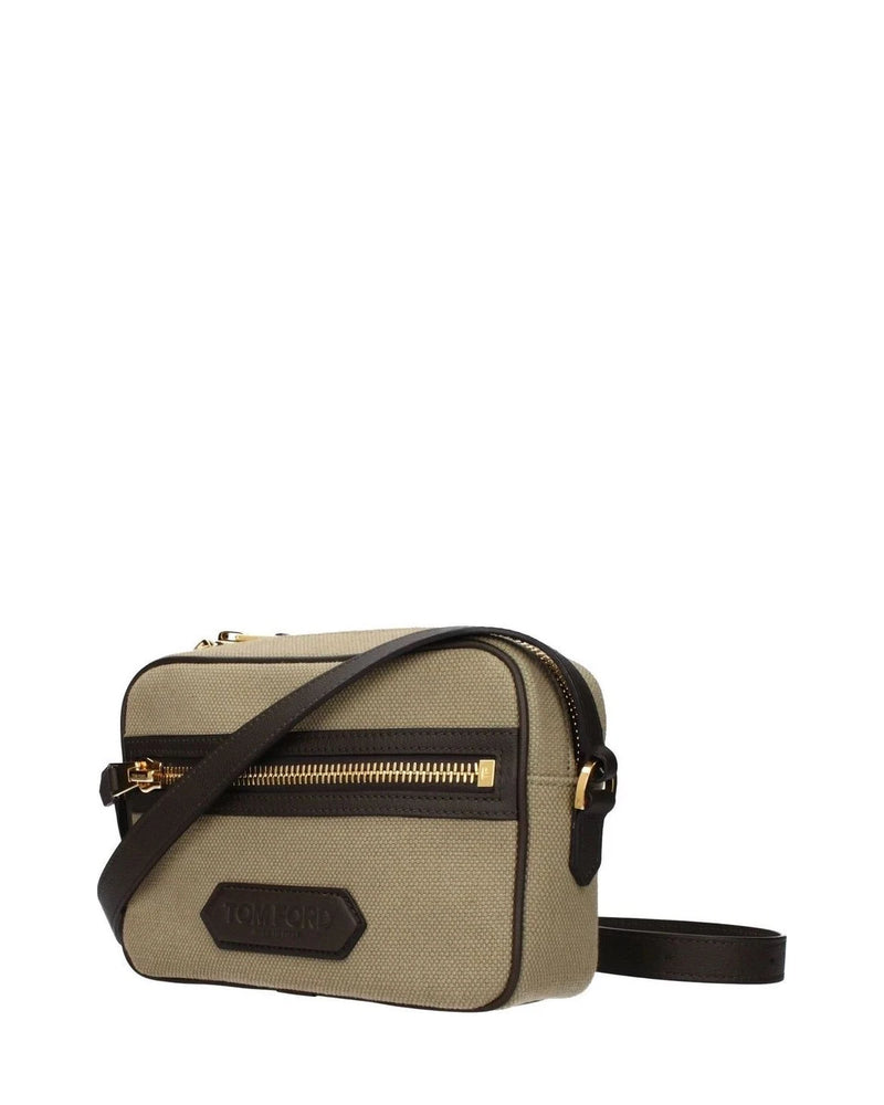 Tom Ford Cross Body Bag in beige — view 2