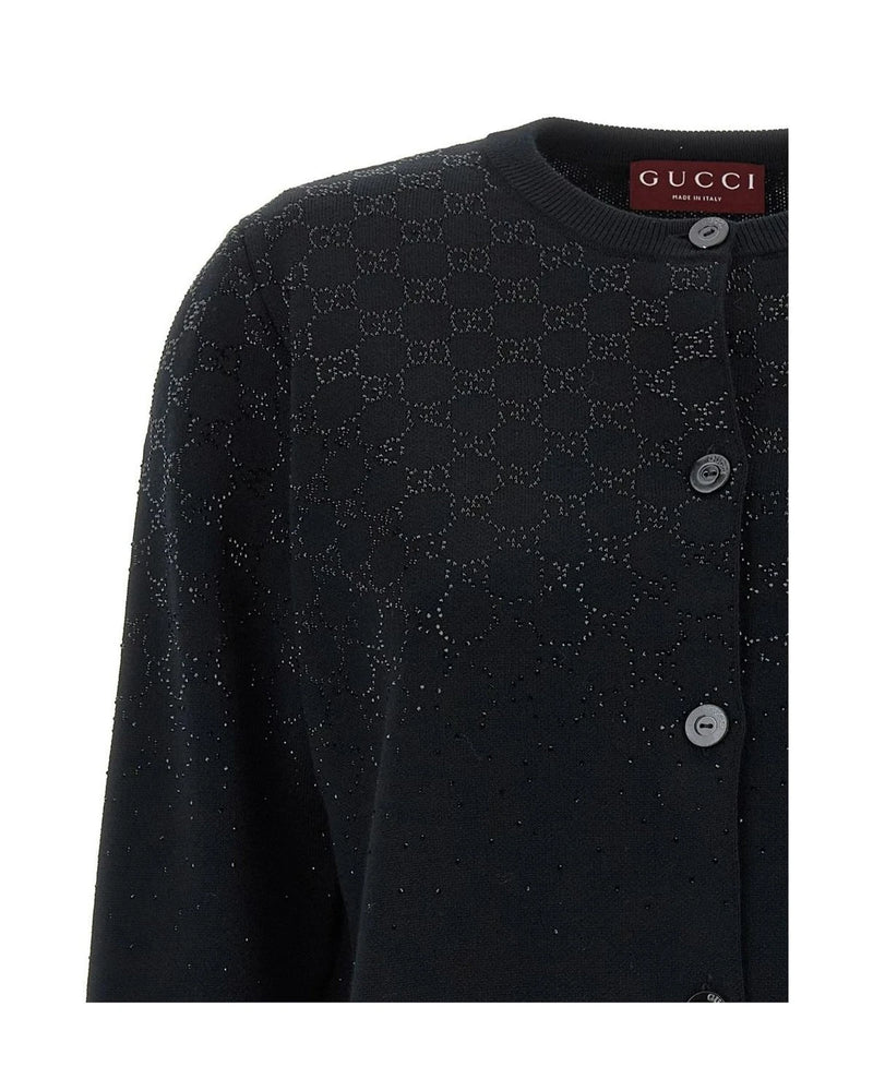 Gucci Cardigan in black, Wool — view 3