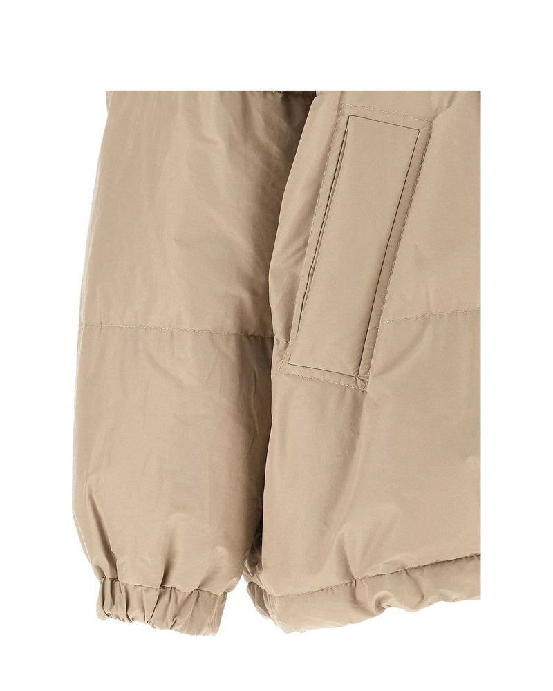 Brunello Cucinelli Puffer Jacket in beige, Cotton — view 5