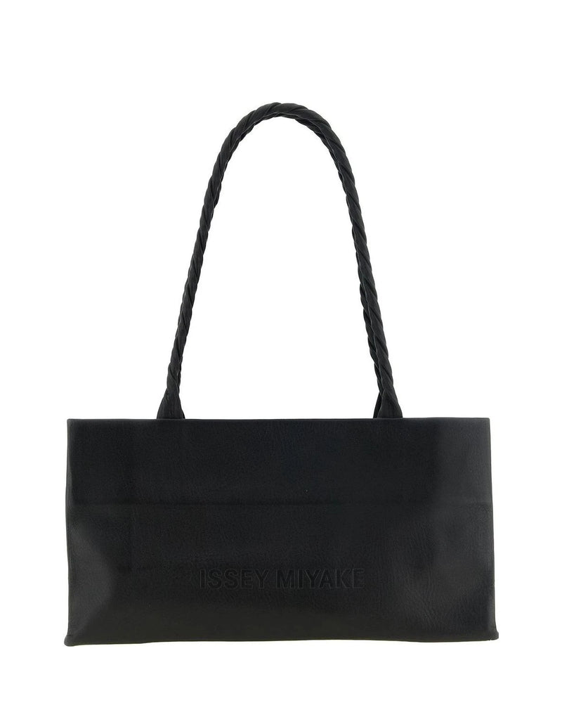 Issey Miyake Shoulder Bag in black, Polyester