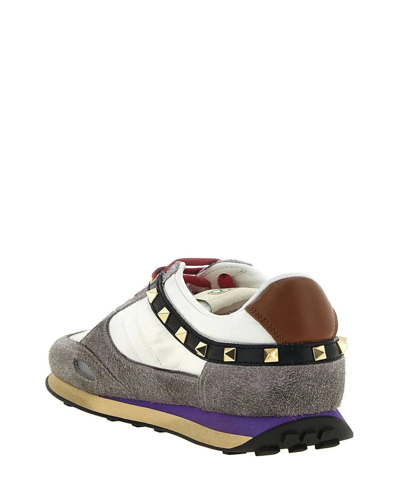 Valentino Garavani Sneakers in multicolor, Calfskin Leather — view 3