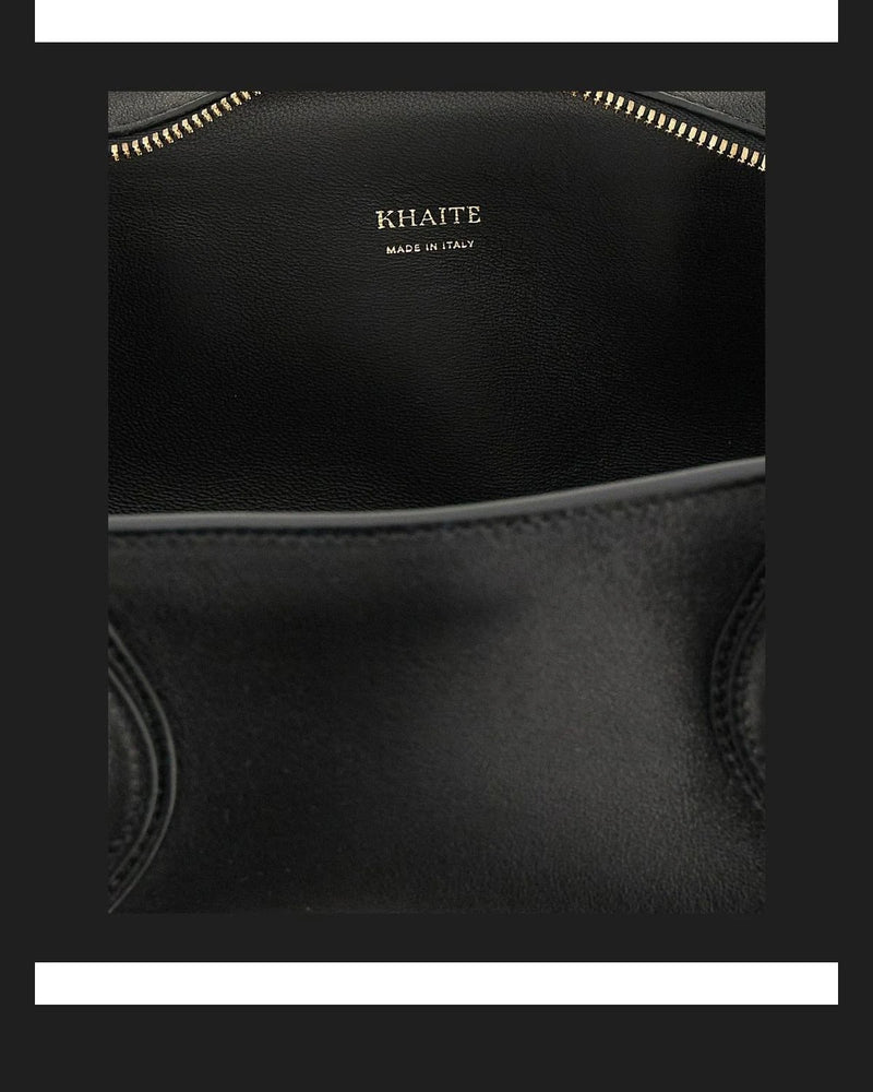Khaite Shoulder Bag in black, Lamb Leather — view 4