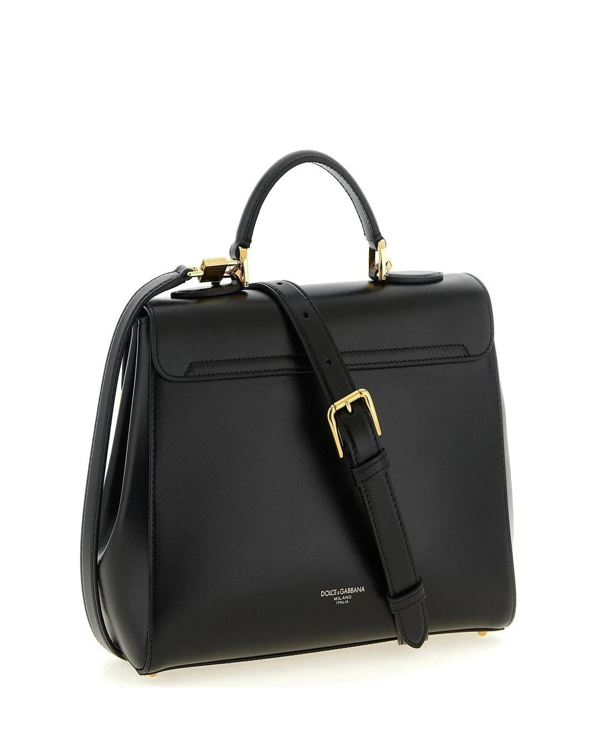 Dolce & Gabbana Satchel Bag in black, Lamb Leather — view 2