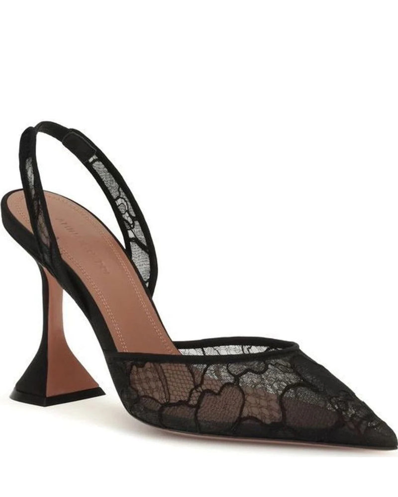 Amina Muaddi Sandals in black — view 2