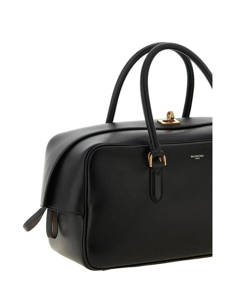 Balenciaga Doctor Bag in black, Lamb Leather — view 3