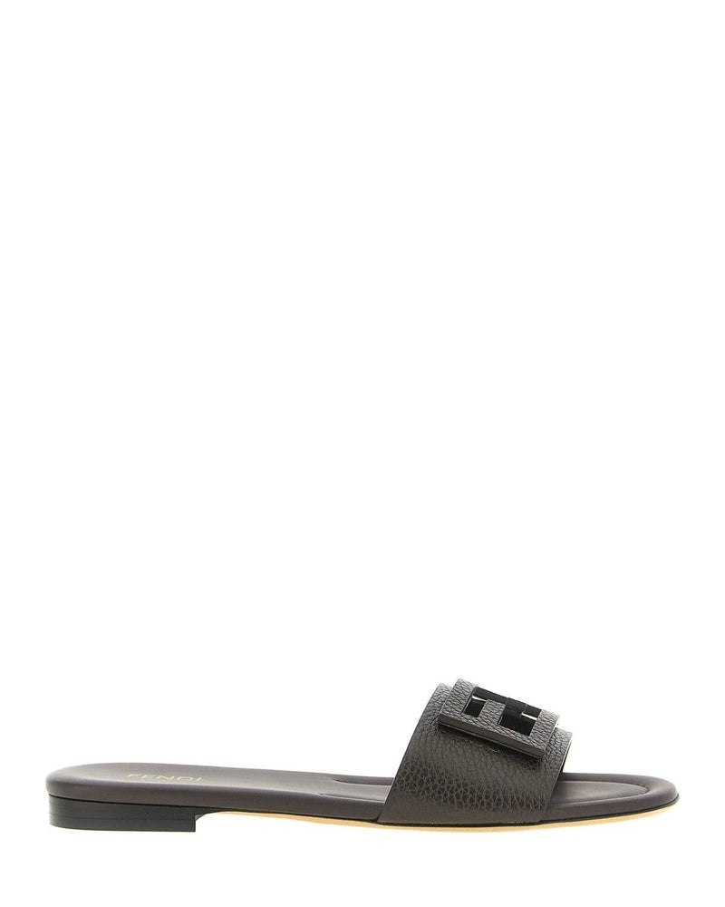 Fendi Brown Slides