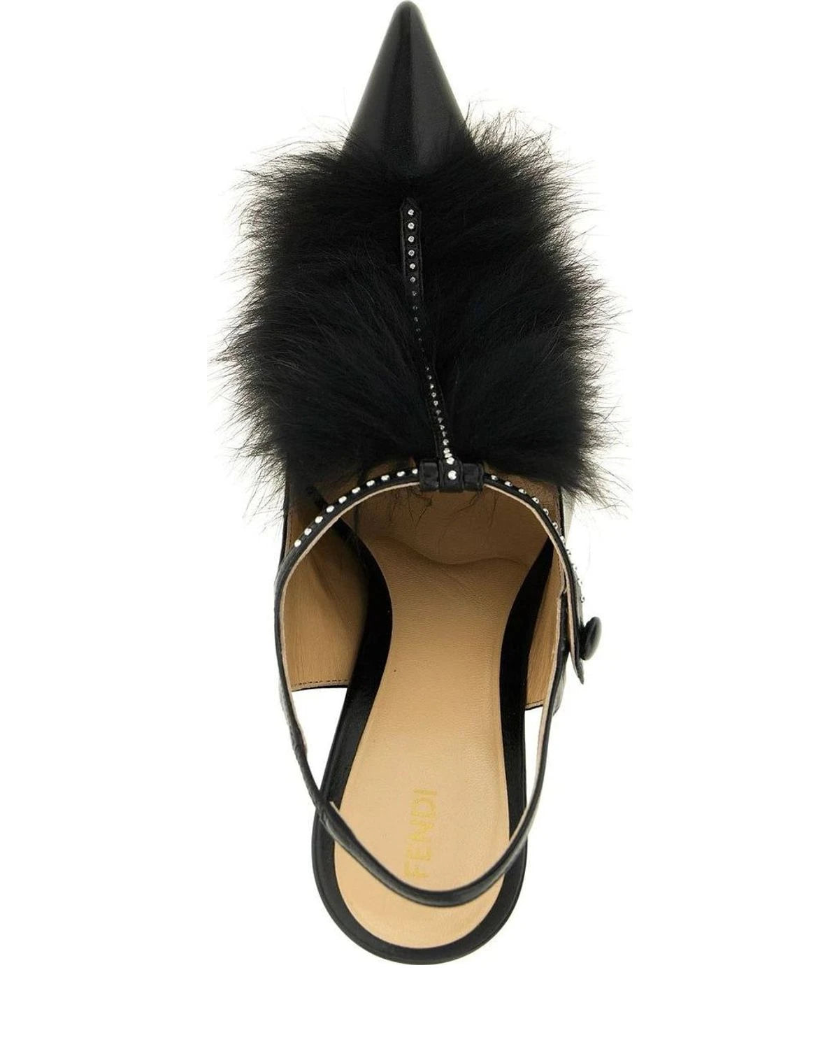 Fendi Pumps in black, Calfskin Leather — view 4