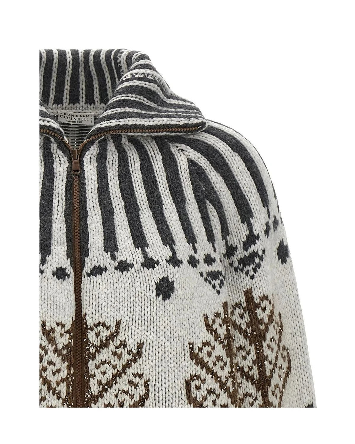 Brunello Cucinelli Sweater in multicolor, Cashmere — view 3