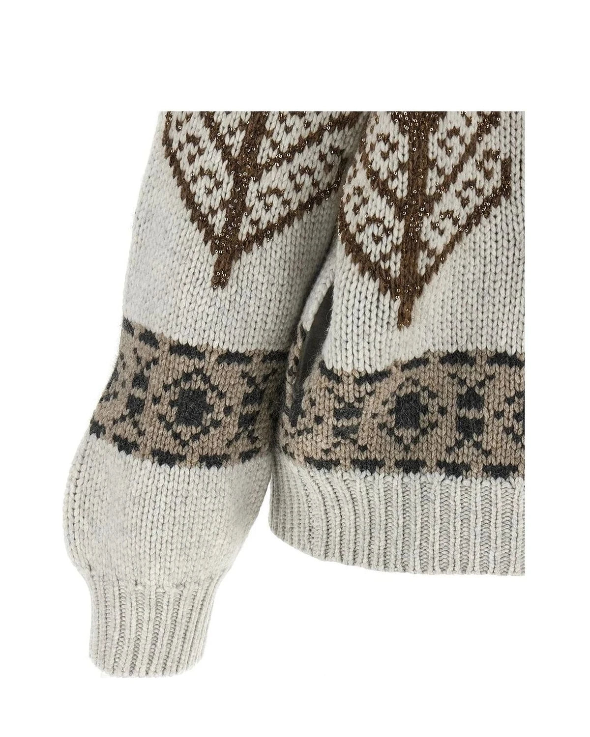 Brunello Cucinelli Sweater in multicolor, Cashmere — view 4