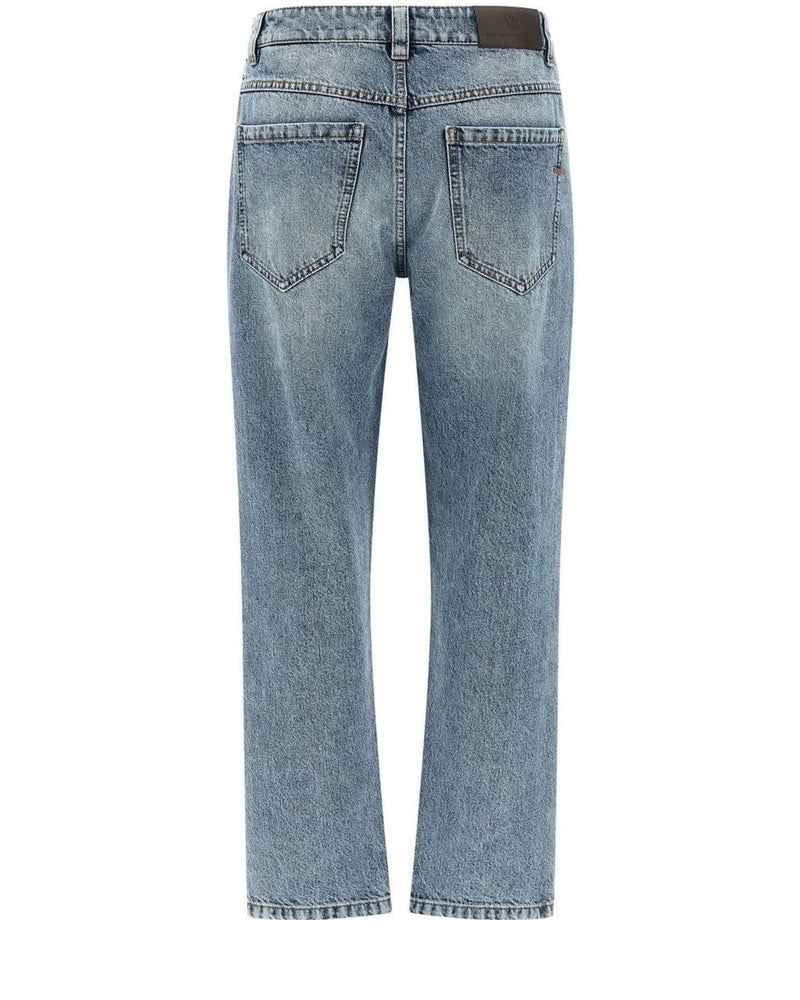 Brunello Cucinelli Jean in blue, Cotton — view 2