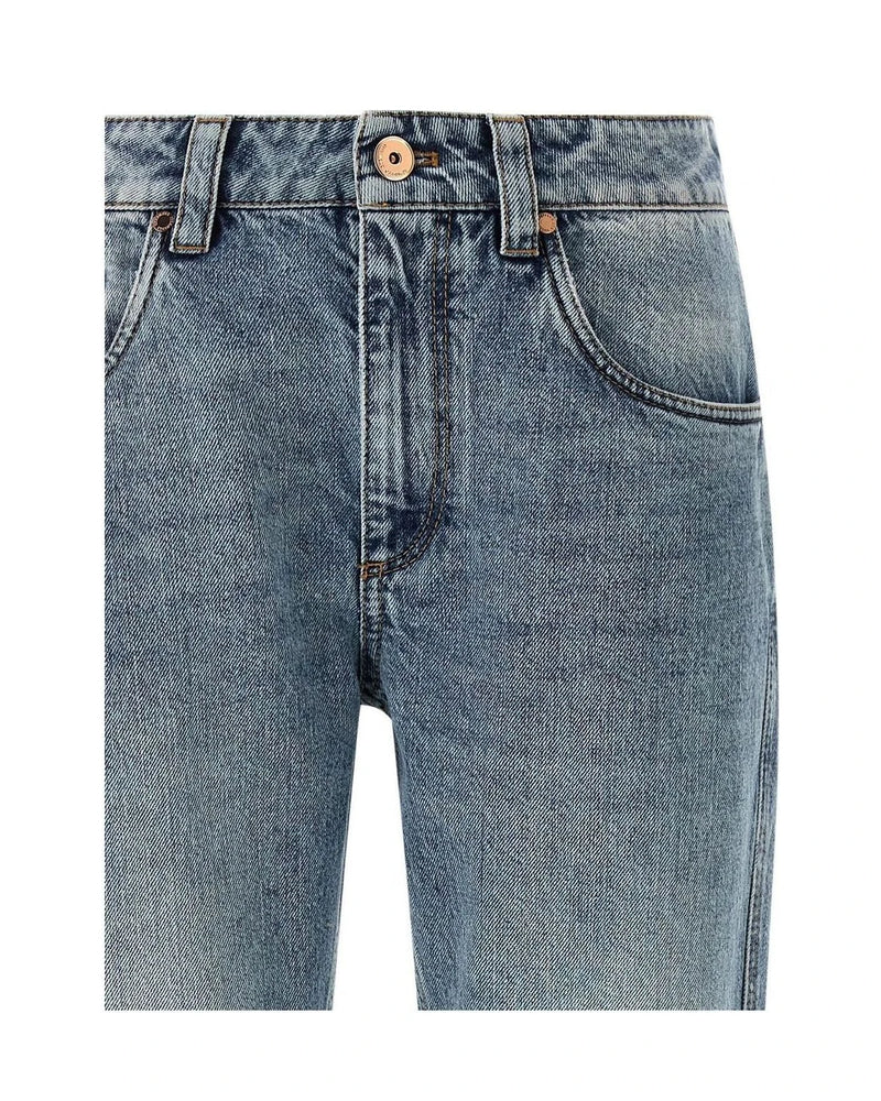 Brunello Cucinelli Jean in blue, Cotton — view 3