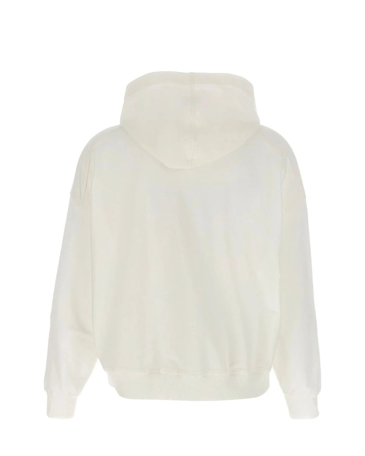 Brunello Cucinelli Hoodie in white, Cotton — view 2