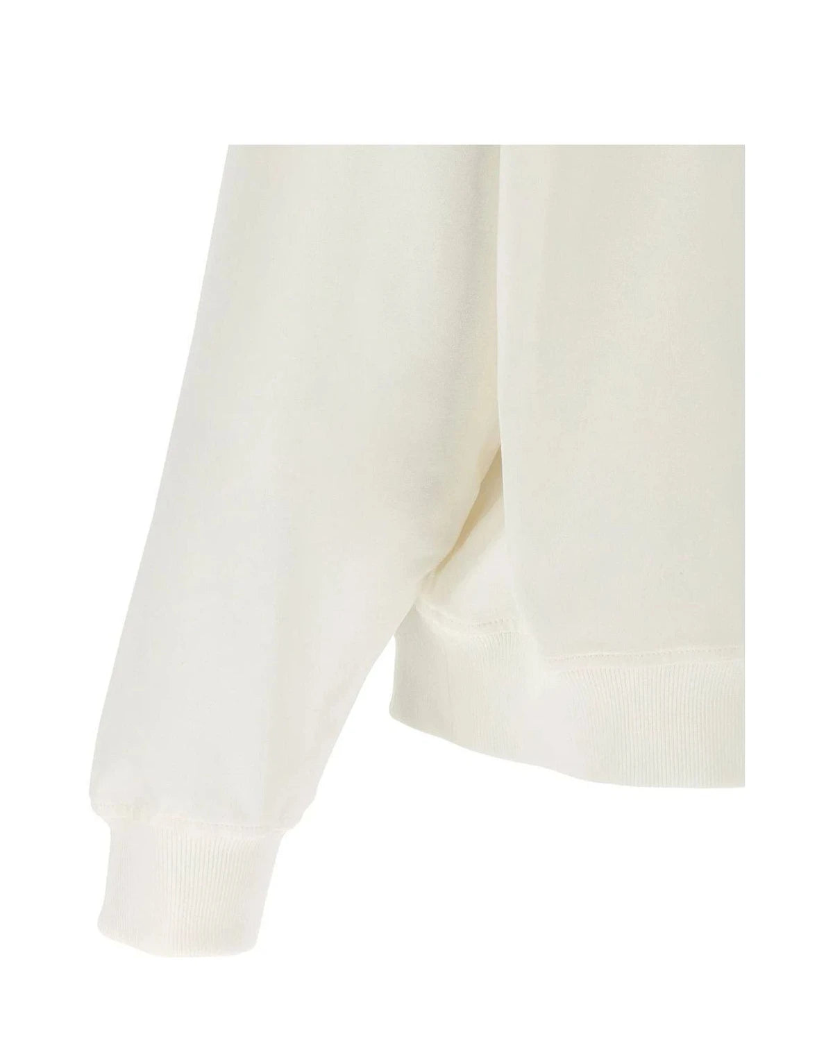 Brunello Cucinelli Hoodie in white, Cotton — view 4