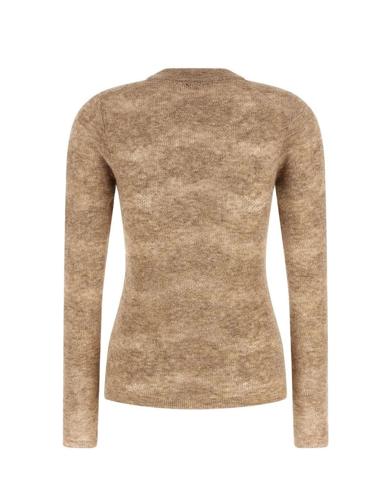 Brunello Cucinelli Sweater in beige, Silk — view 2