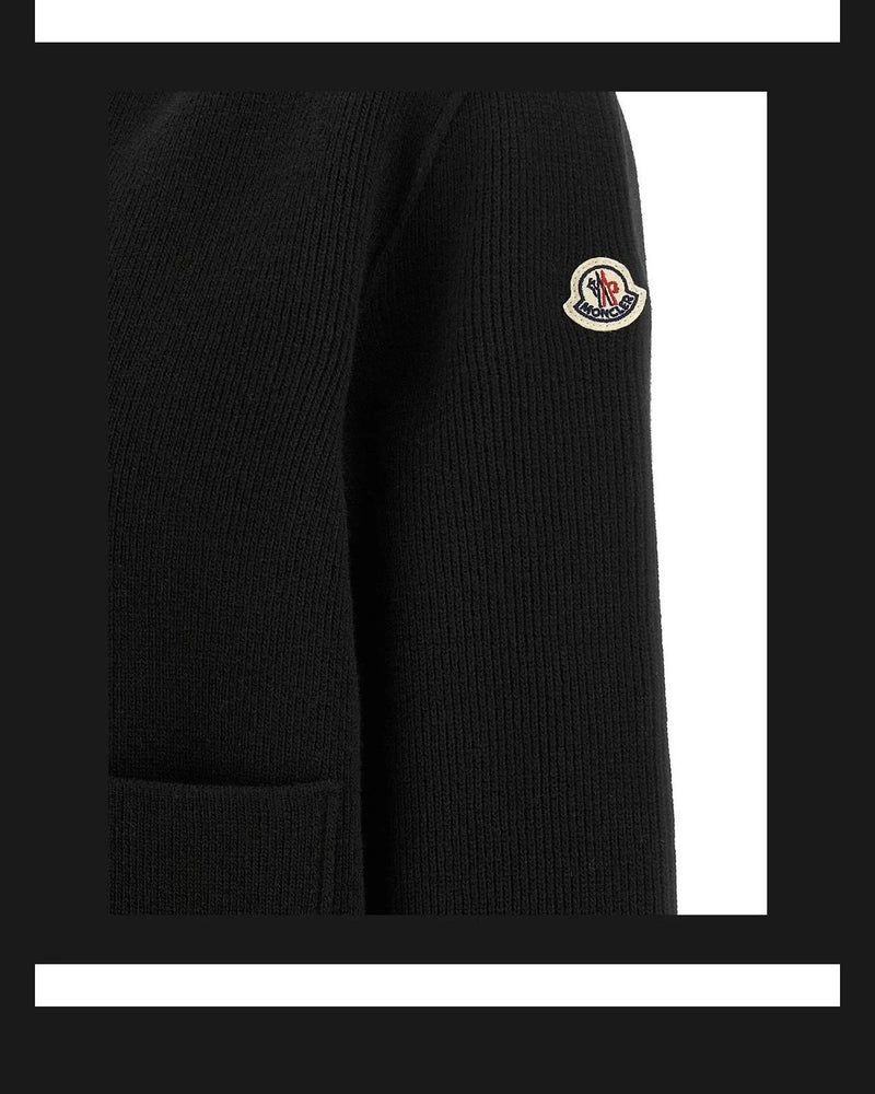 Moncler Cardigan in black, Polyamide — view 4