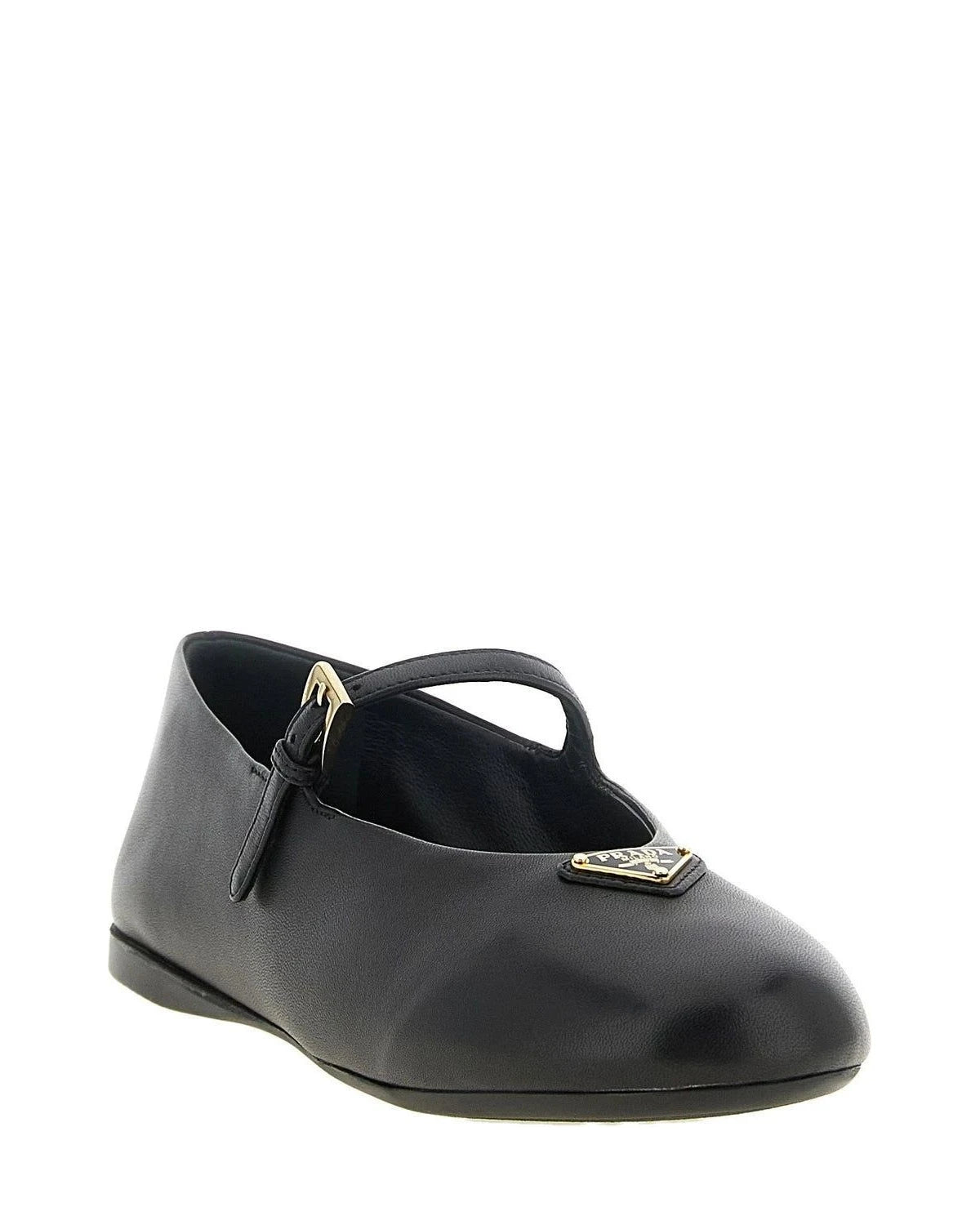 Prada Ballet Flats in black, Lamb Leather — view 2