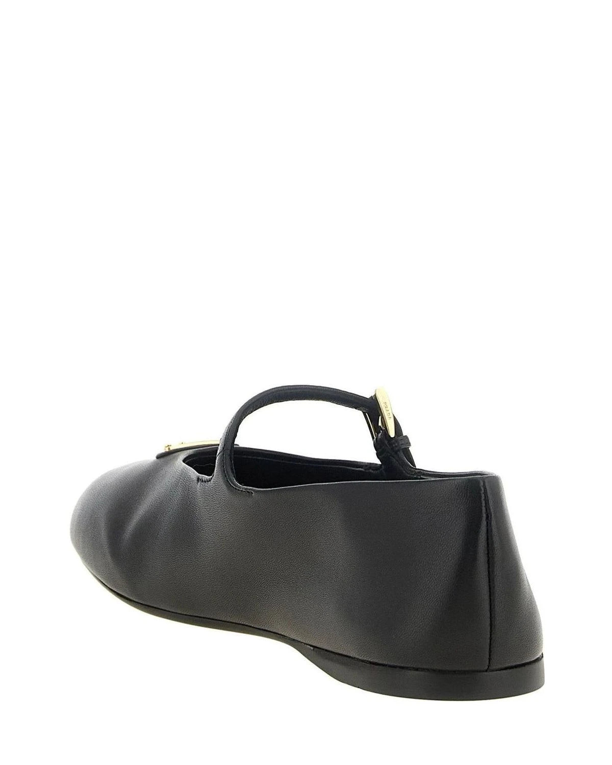 Prada Ballet Flats in black, Lamb Leather — view 3
