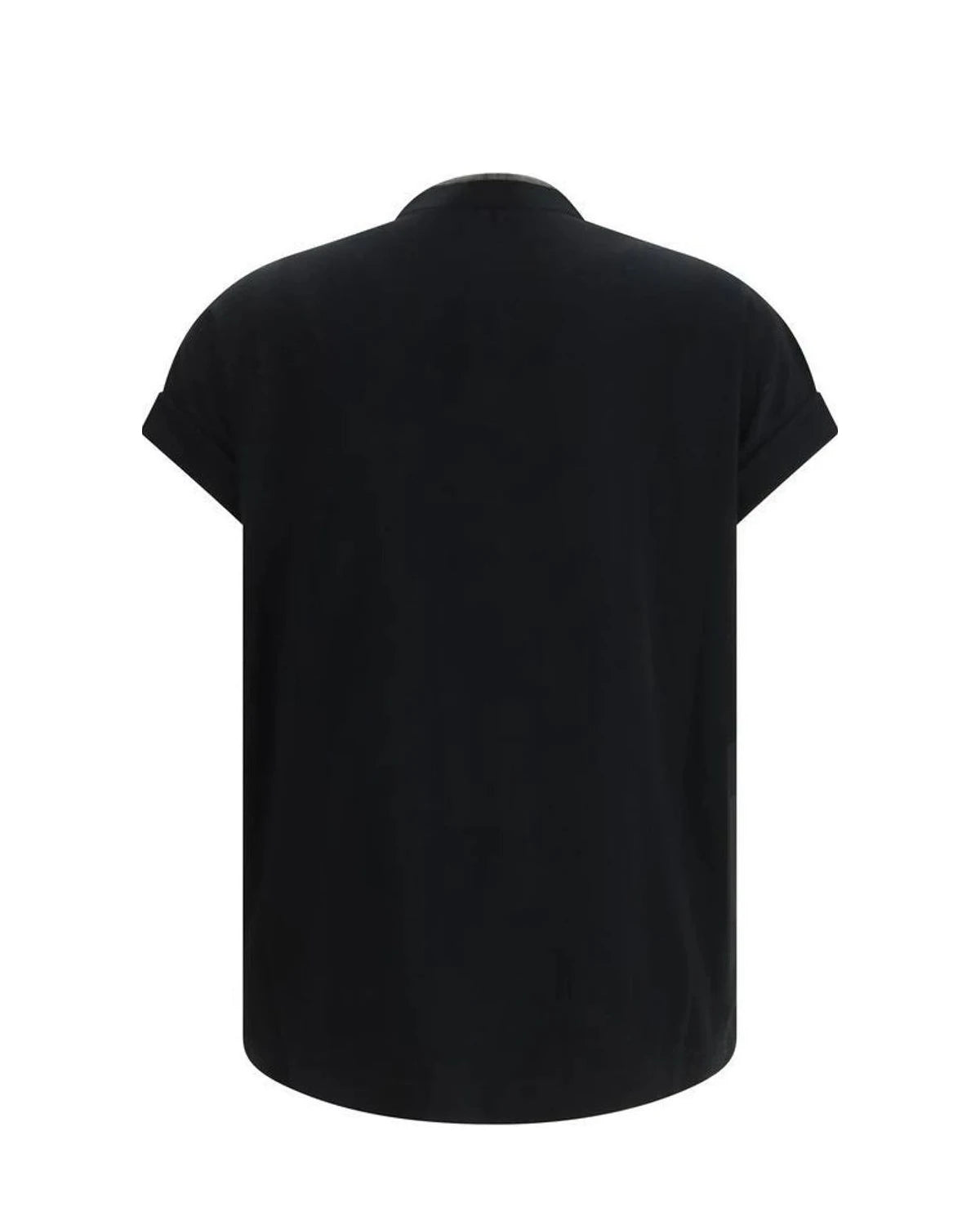 Brunello Cucinelli T-Shirt in black, Cotton — view 2