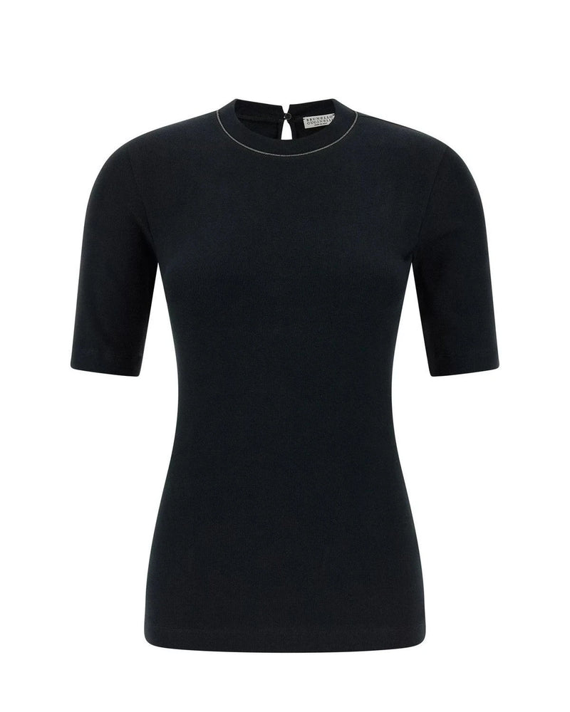 Brunello Cucinelli Cardigan in black, Cotton