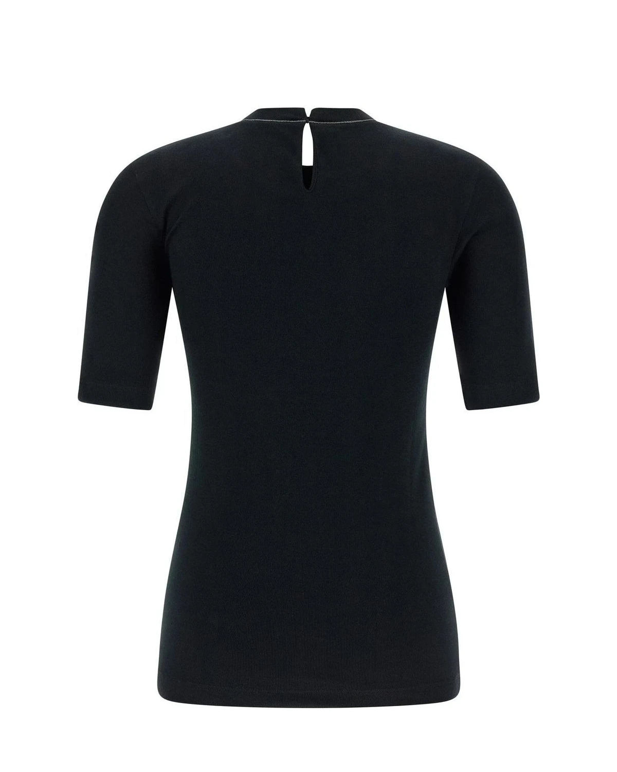 Brunello Cucinelli Cardigan in black, Cotton — view 2