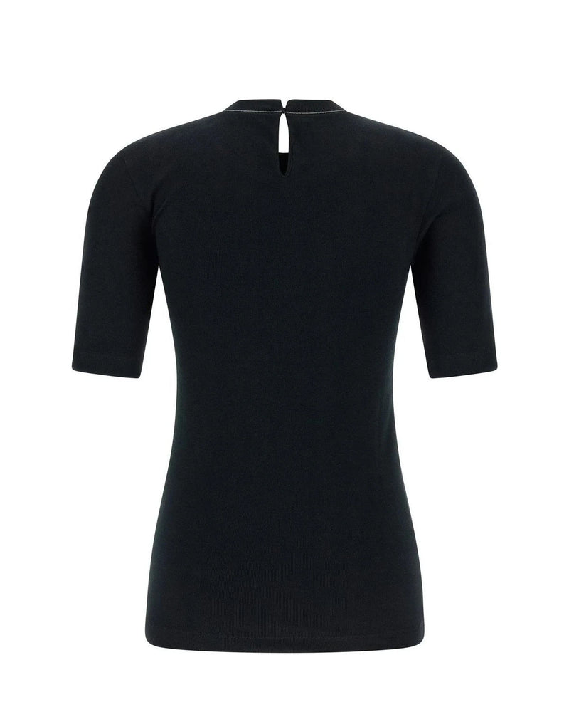 Brunello Cucinelli Cardigan in black, Cotton — view 2