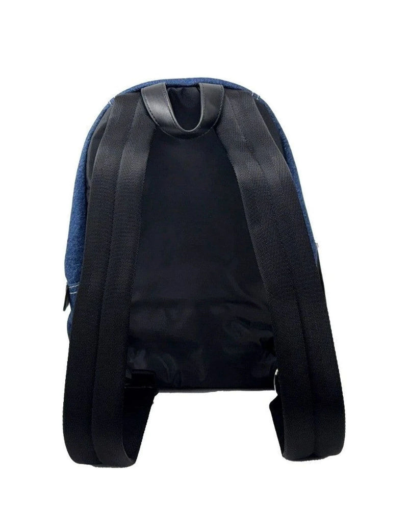 Marc Jacobs School Backpack in silver, Denim — view 3