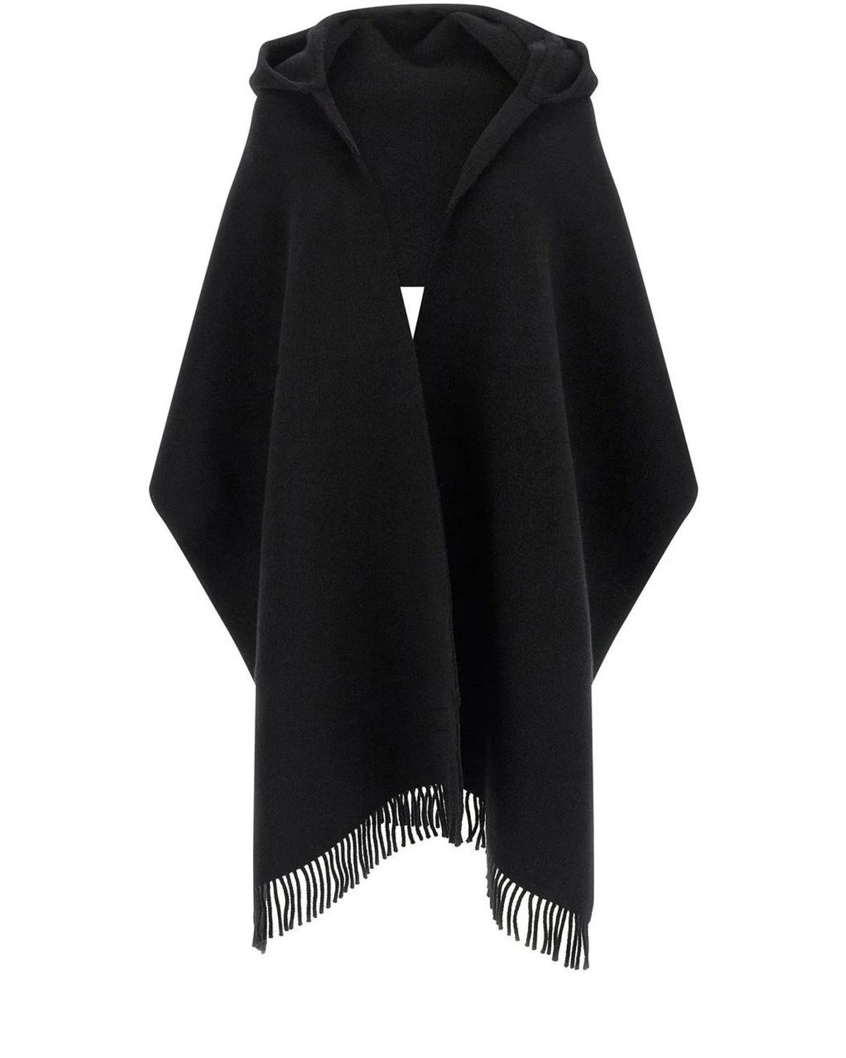 Brunello Cucinelli Scarves & Shawl in black, Wool