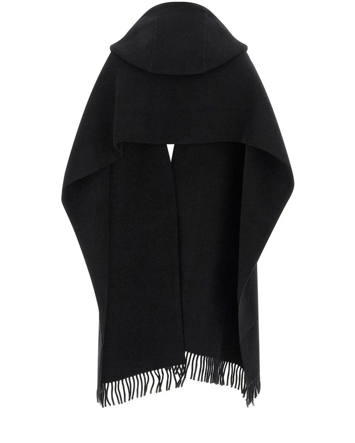Brunello Cucinelli Scarves & Shawl in black, Wool — view 2