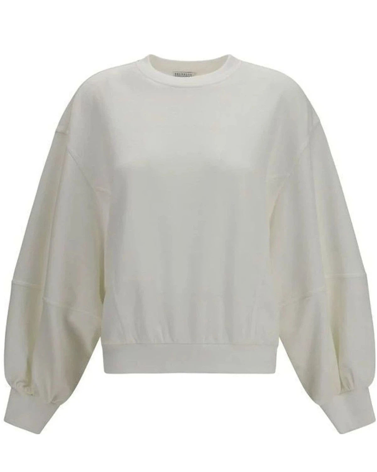 Brunello Cucinelli Sweatshirt in white, Cotton