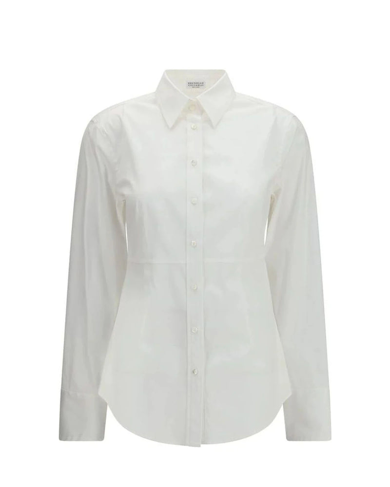 Brunello Cucinelli Dress Shirt in white, Cotton