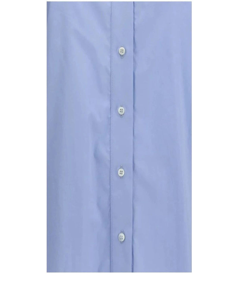 Brunello Cucinelli Dress Shirt in blue, Cotton — view 3