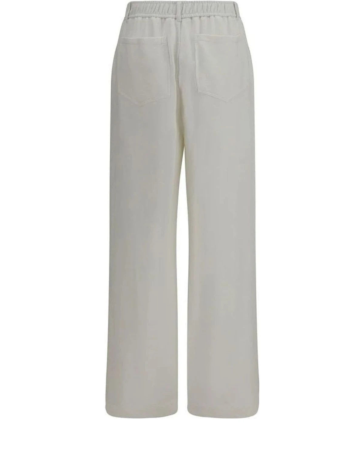 Brunello Cucinelli Sweatpant in white, Cotton — view 2