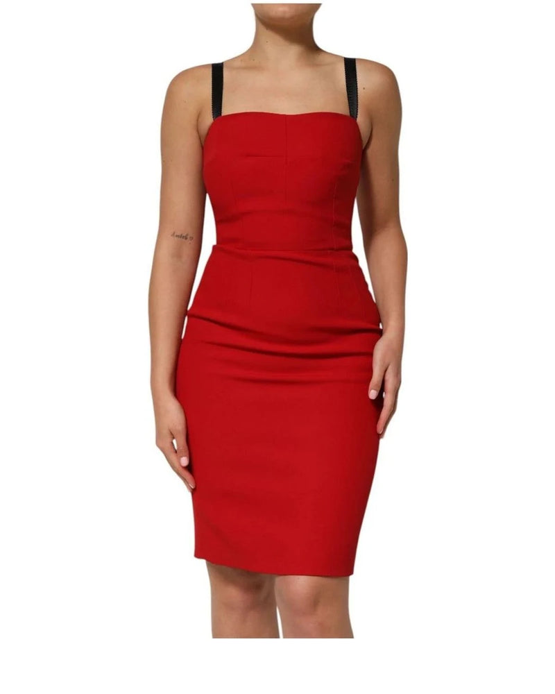 Dolce & Gabbana Dresse in red, Acetate