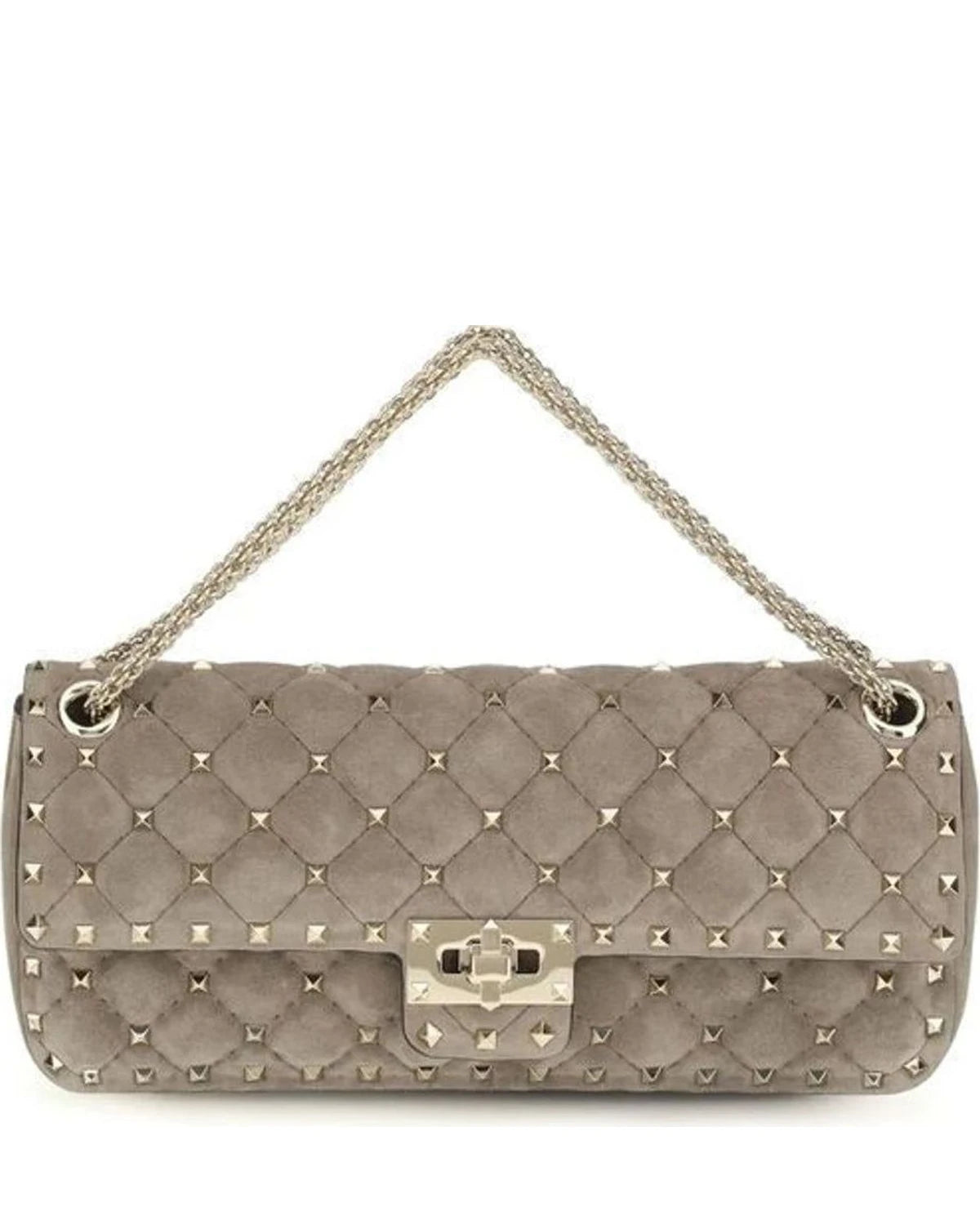 Valentino Garavani Shoulder Bag in gray, Suede