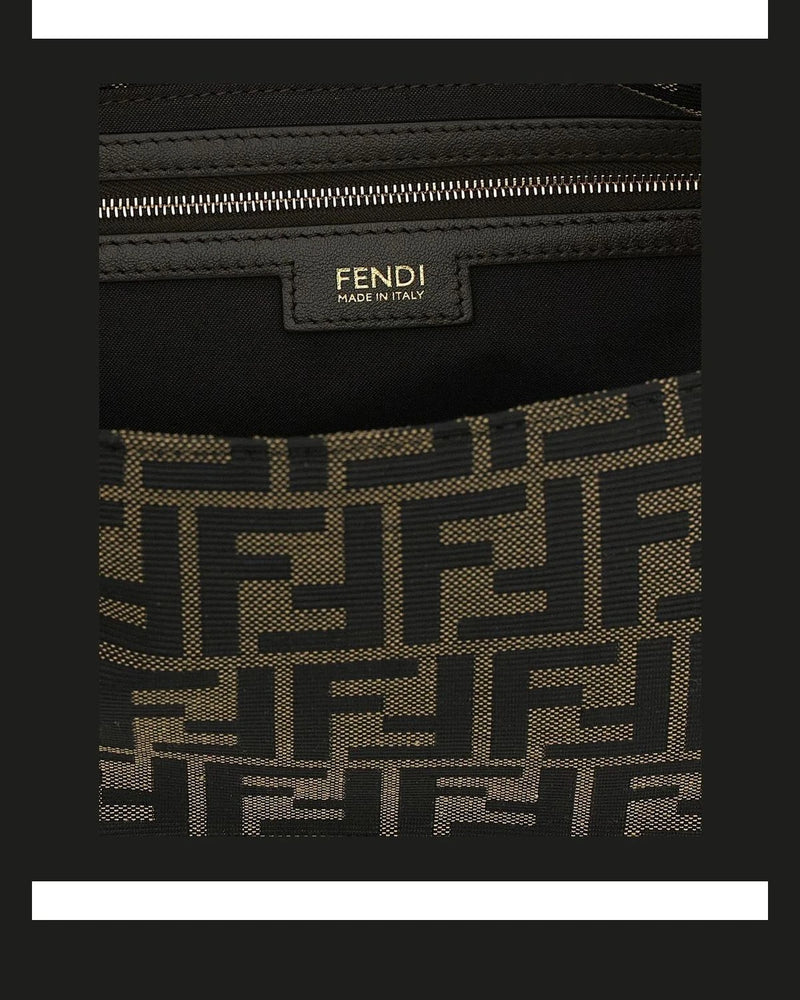 Fendi Shoulder Bag in brown, Polyester — view 4