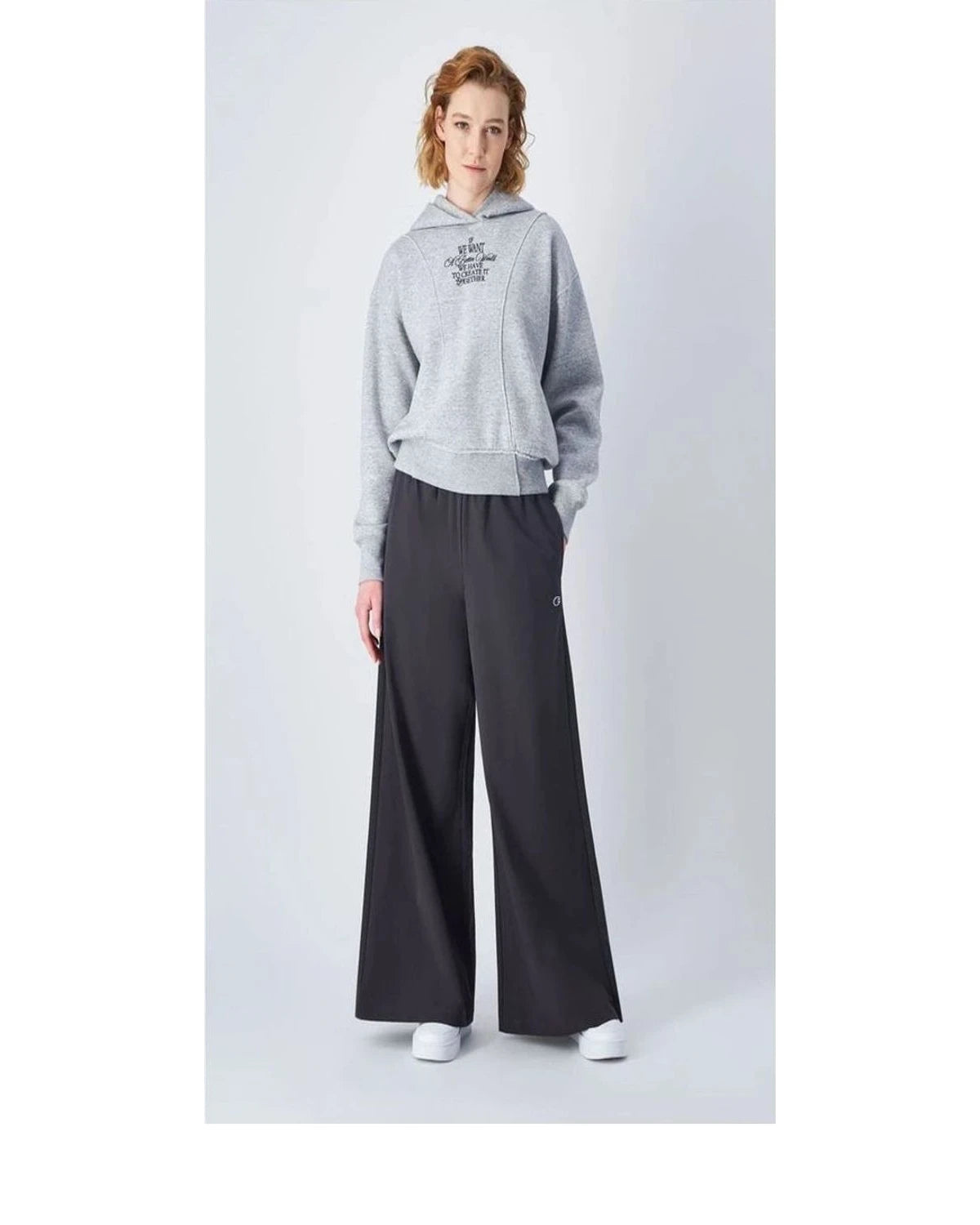 Champion Palazzo Pant in navy, Polyamide — view 2