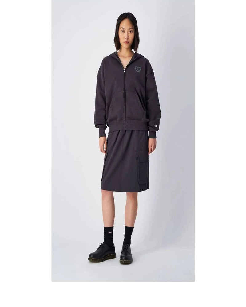 Champion Hoodie in black, Cotton — view 2