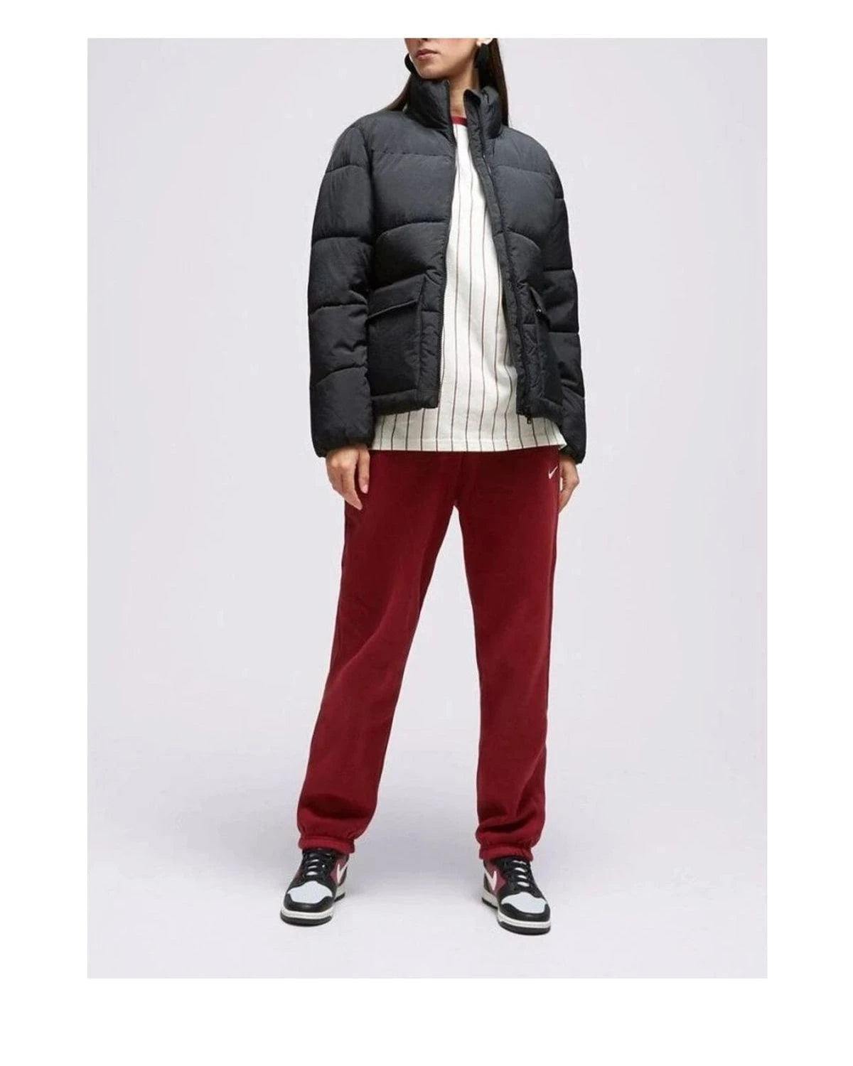 Champion Puffer Jacket in black