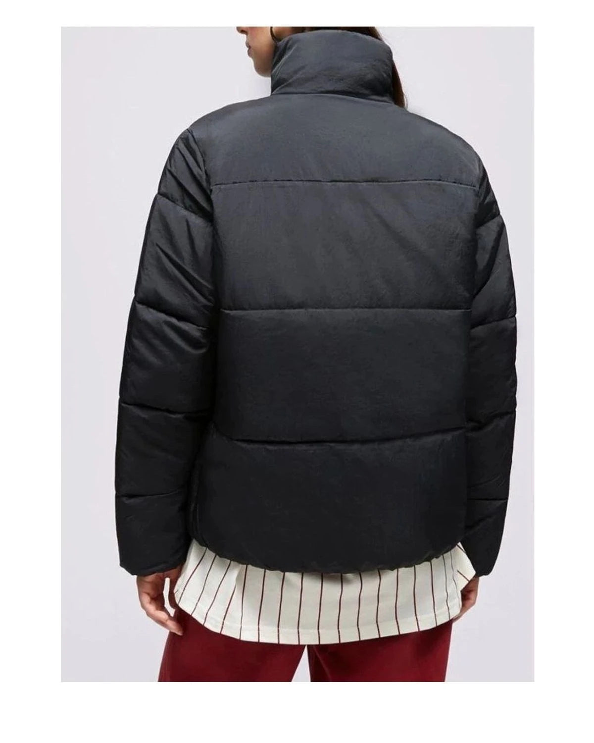 Champion Puffer Jacket in black — view 3