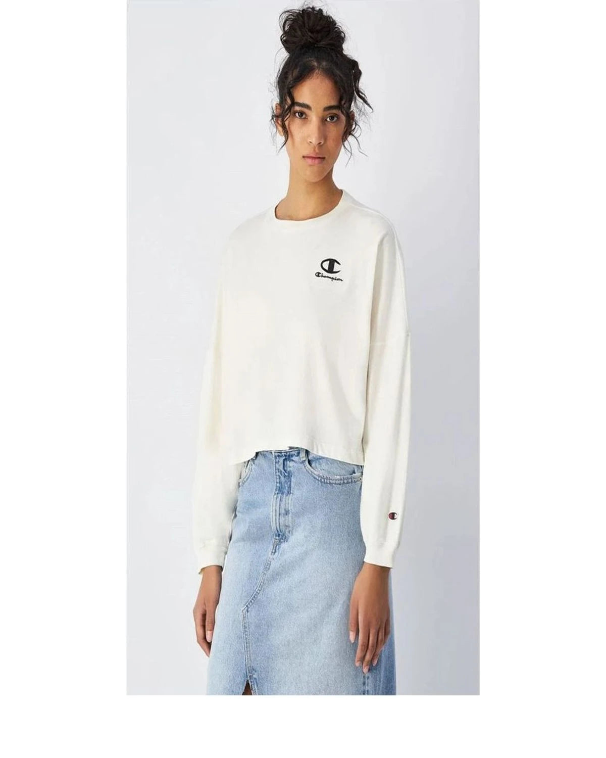 Champion T-Shirt in white, Cotton